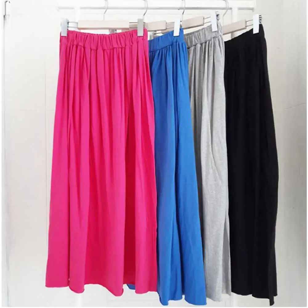 Elasticated Lawn / Cotton Fashionable Long Party Pleated Skirt For Women. AF-167