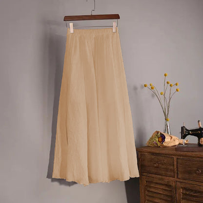 Elasticated Lawn / Cotton Fashionable Long Party Pleated Skirt For Women. AF-167