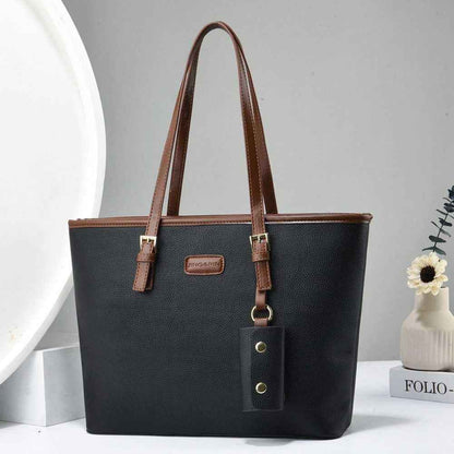 Women's Rexine Plain Tote Bag