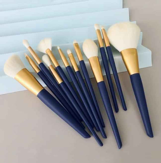 Reusable Blending Makeup Brushes Set - 12 Pcs