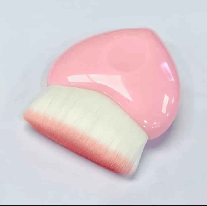 High Coverage Blush Brush - Smooth Pink & White Makeup Tool