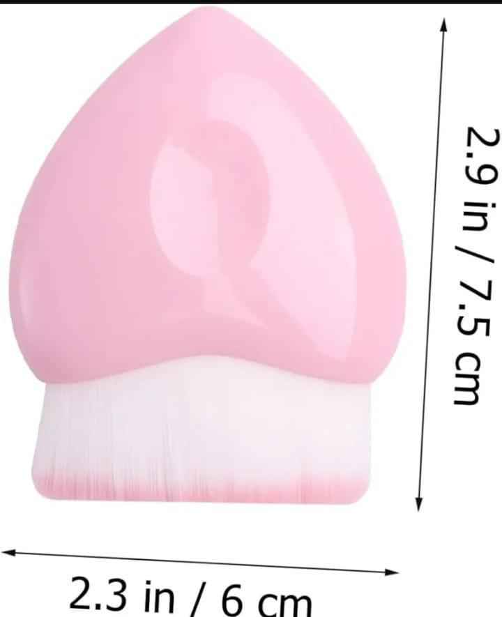 High Coverage Blush Brush - Smooth Pink & White Makeup Tool