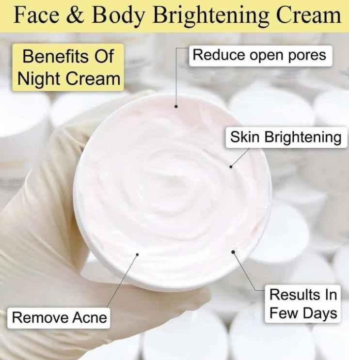 Whitening, Brightening & Moisturizing Night Cream