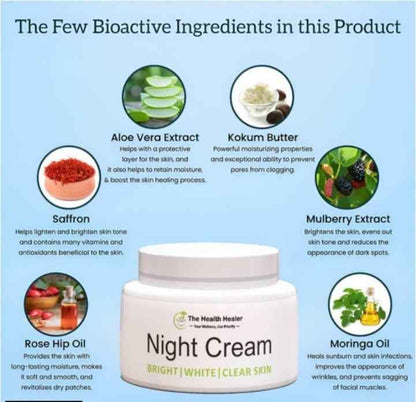 Whitening, Brightening & Moisturizing Night Cream