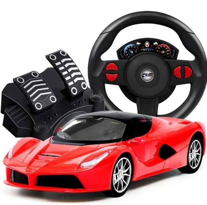 High-Speed Remote Control RC Car with Steering & Race-Break Pedal