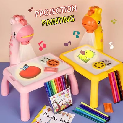 LED Light Drawing Table Set for Boys and Girls - 2 Pcs