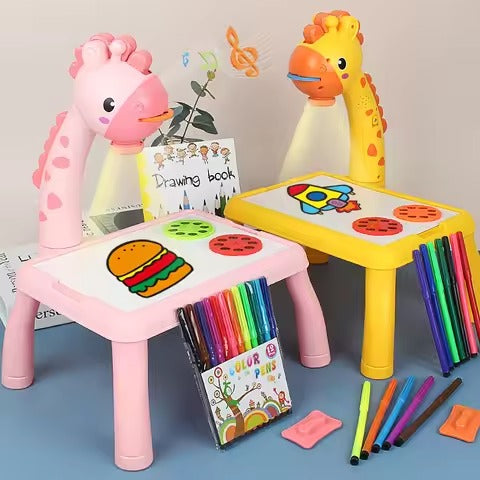 LED Light Drawing Table Set for Boys and Girls - 2 Pcs